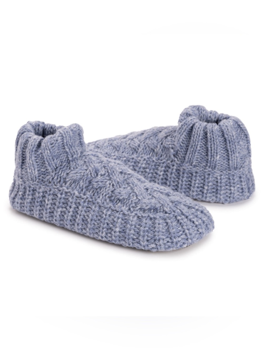 Muk Luks Sweater Cuff Bootie Slipper Sock Women’s Size L/XL